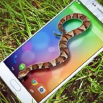 snake on screen 2018 new android application logo